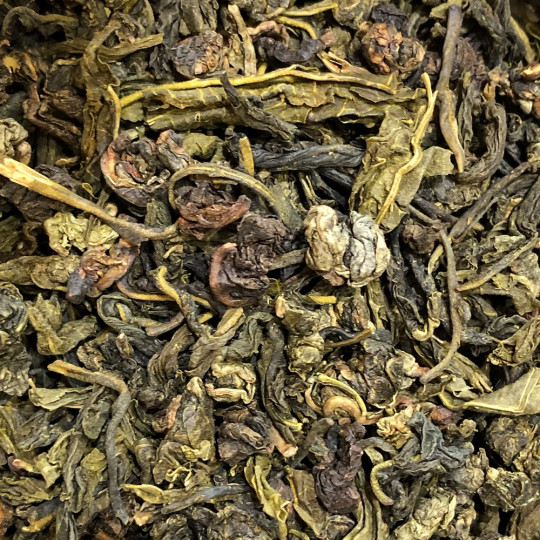 Assemblage du thé en vrac Soleil bleu, Grand Cru, thé Oolong au muguet - Chris'teas Bordeaux