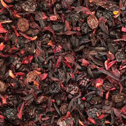 Assemblage de l'eau de fruits Diablo, une eau de fruits aux fruits rouges