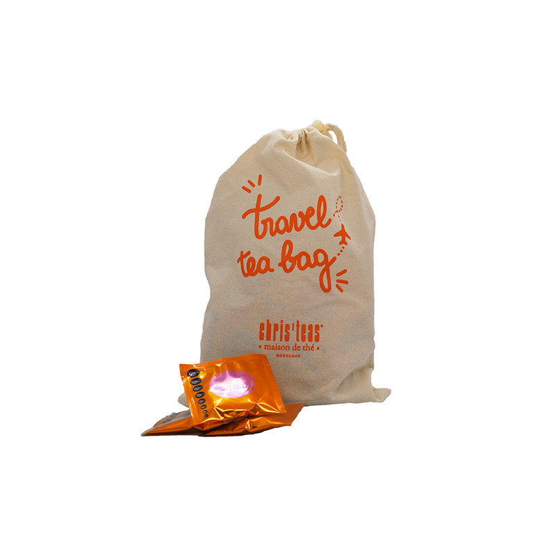 Ce Travel Tea Bag contient 31 sachets de thés et infusions, dosés à 2,5g
