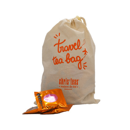 Ce Travel Tea Bag contient 31 sachets de thés et infusions, dosés à 2,5g