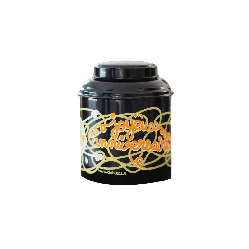 Packaging Boite Collector Joyeux Anniversaire by Jofo Bordeaux x Chris'teas