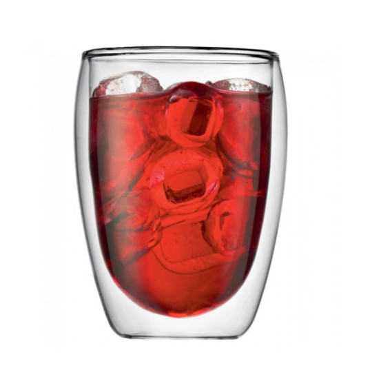 Mugs en verre double paroi de la marque Boral