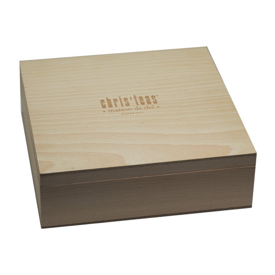 Coffret en bois Luxe, Chris'Teas Bordeaux