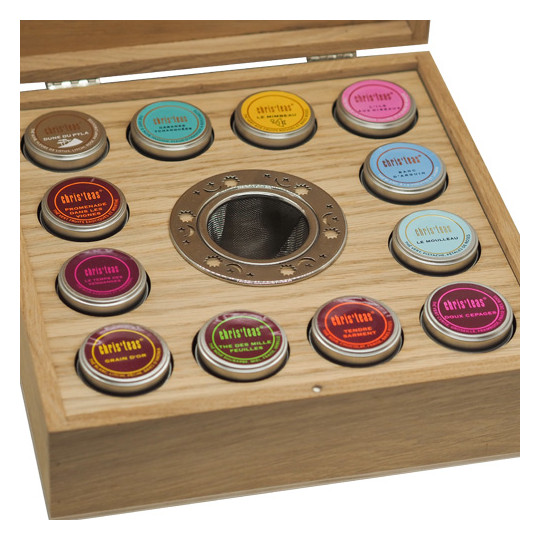 Coffret bois Luxe & infuseur