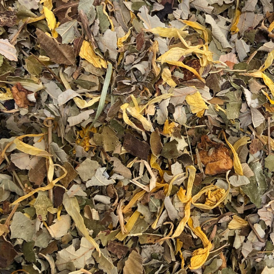 Assemblage vrac de la tisane à l'anis et à l'orange "Temps des secrets"