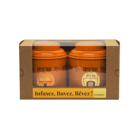 Coffret kraft de 2 thés incontournables de Bordeaux