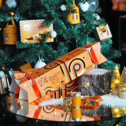 Christmas crackers réunissant 24 surprises