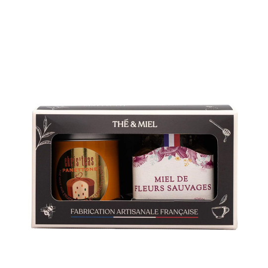 Coffret Miel de fleurs sauvages & Panettone