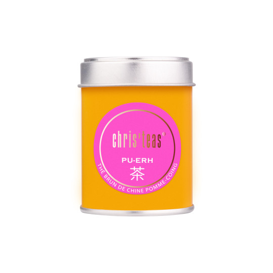 Boite découverte 25g du thé brun de Chine Pu-Erh Pomme Coing, Christeas à Bordeaux