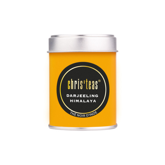 Boite découverte de 25g du thé "Darjeeling Himalaya", un thé noir nature aux notes de muscat