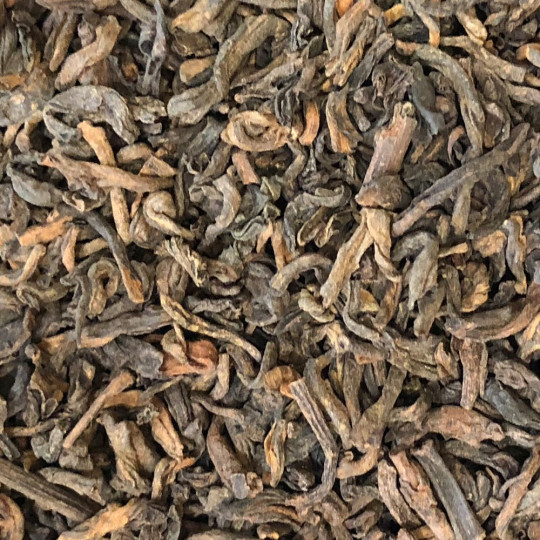 Assemblage du Pu-Erh vanille-caramel, un thé brun de chine - Chris'teas à Bordeaux