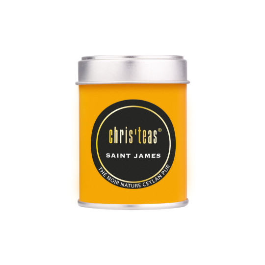 Boite découverte 25g du thé "Saint James", un thé de Ceylan pur - Christeas Bordeaux