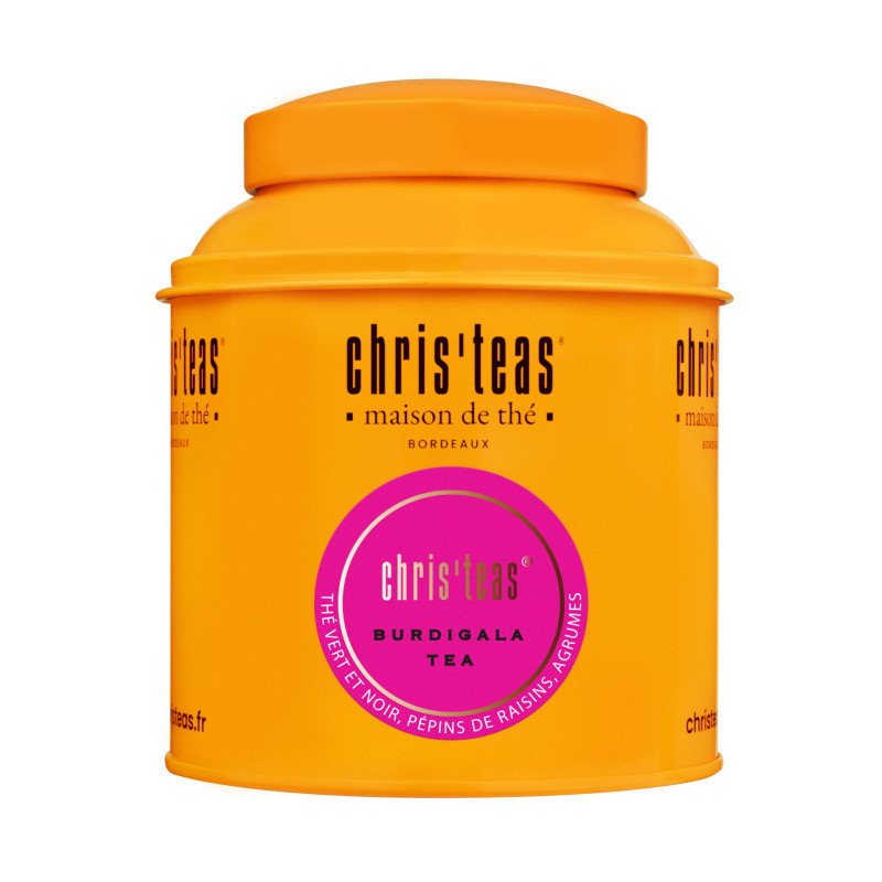 Boîte de thé noir Burdigala Chris'teas