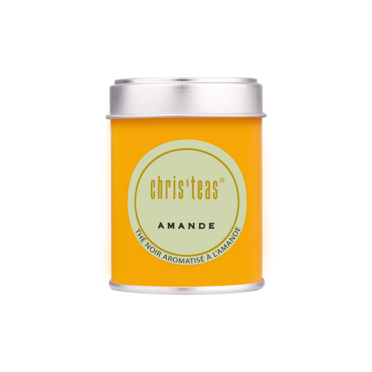 Boite découverte 25g du thé Classique Amande : un thé noir et amandes