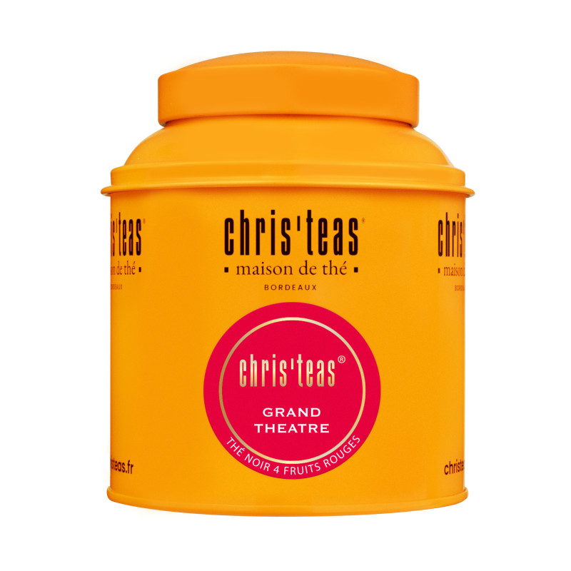 Boîte de thé noir aux fruits rouges Grand Théâtre Chris'teas