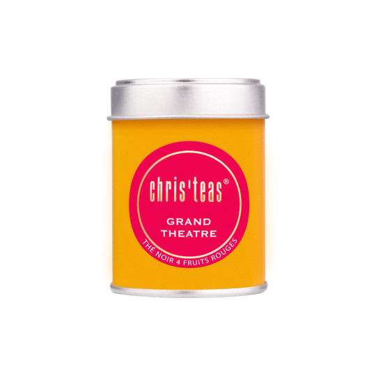 Petite boîte de thé noir aux fruits rouges Grand Théâtre Chris'teas