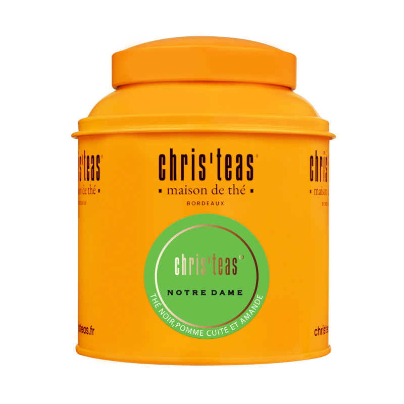 Boîte de thé  à la pomme Notre-Dame Chris'teas