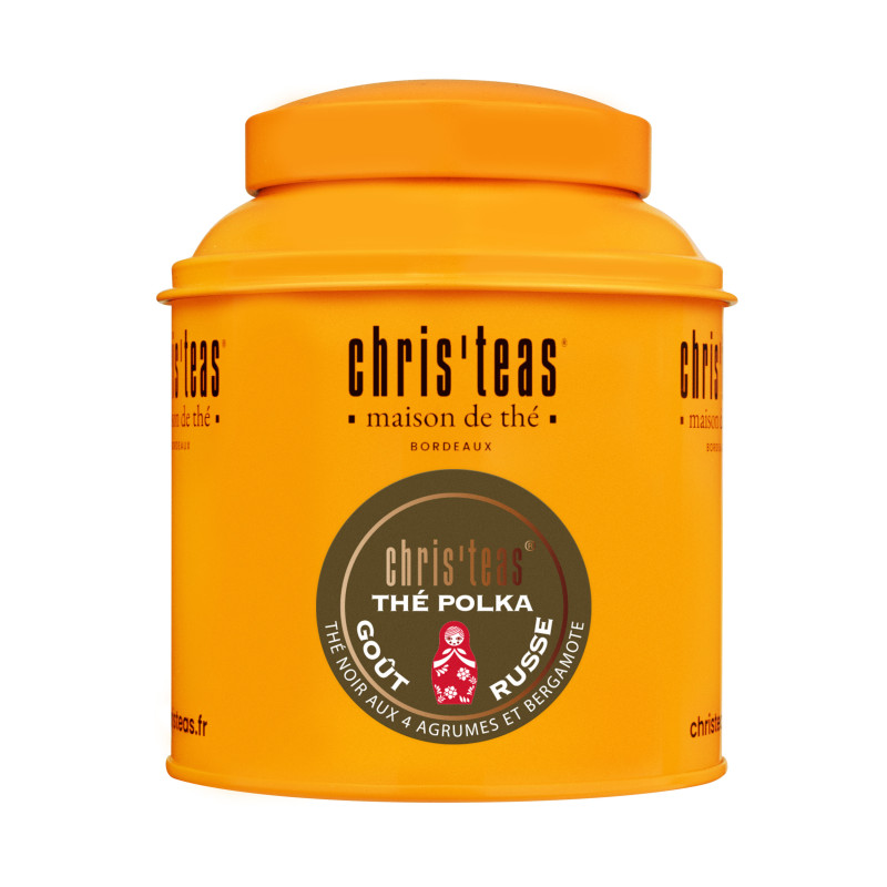 Boîte de thé russe Polka Chris'teas