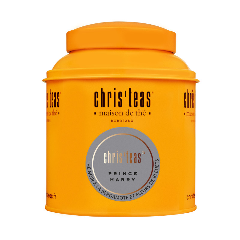 Boîte de thé noir Earl Grey Prince Harry Chris'teas