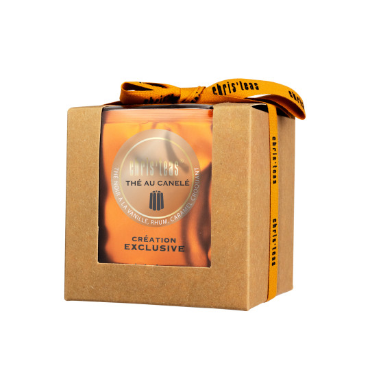 Coffret de 10 sachets de thé individuels de thé noir au canelé