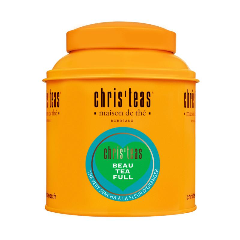 Boîte de thé vert Beau'tea Full Chris'teas