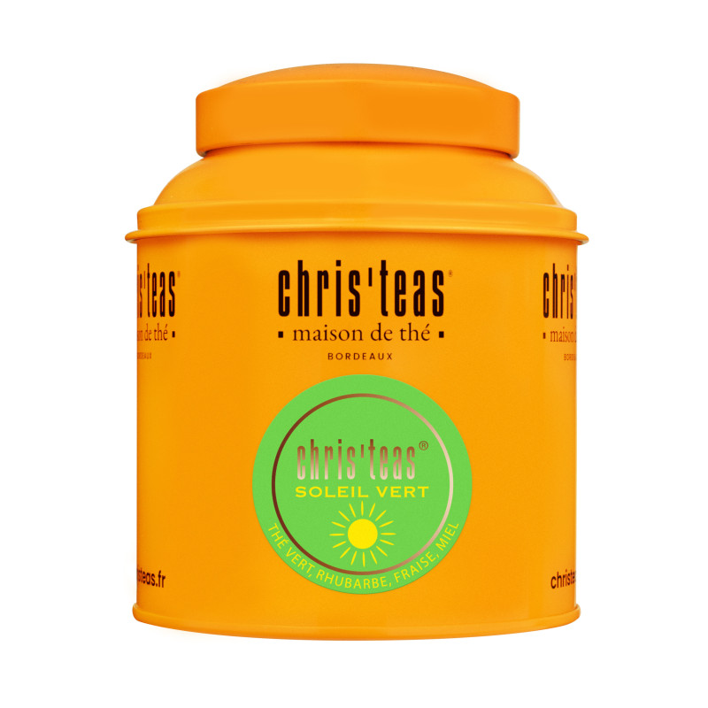 Boîte de thé vert Soleil vert Chris'teas