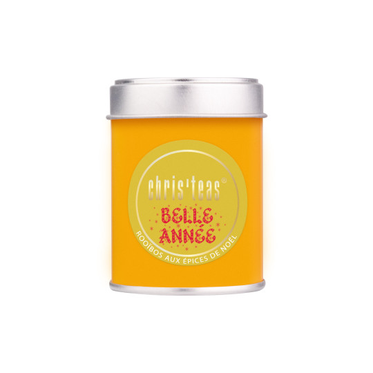 Boite découverte 25g du thé Belle Année, un rooïbos aux épices de Noël