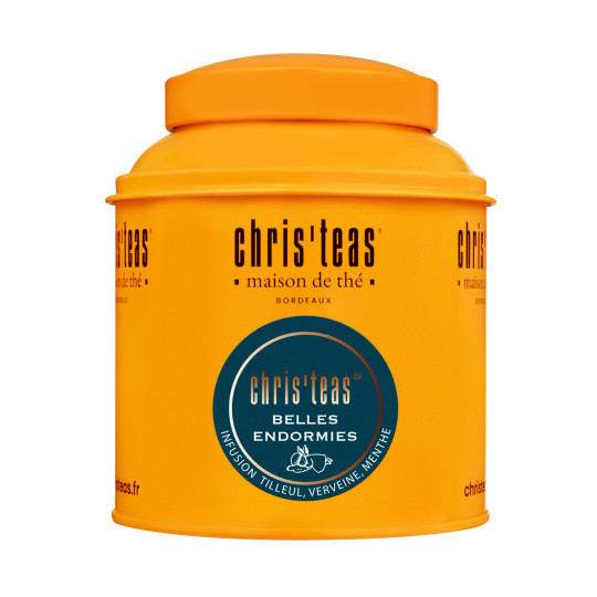 Boite Chris'teas 100g "Belles endormies", une tisane à la verveine