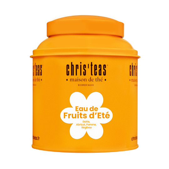 Boite Chris'teas 180g de l'eau de fruit aromatisé à l'abricot