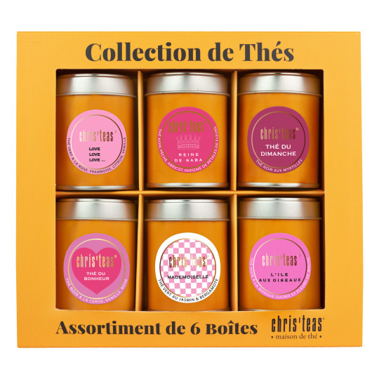 Coffret de 6 boites découverte, idéal pour une idée cadeau