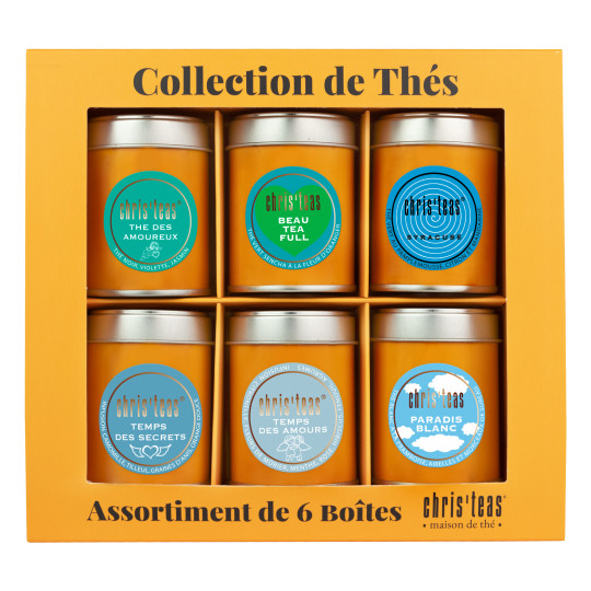 Assortiment de 6 boites "Découverte" aux saveurs variées