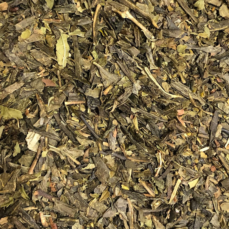 Assemblage de thé vert à l'ananas Jardin Public Chris'teas