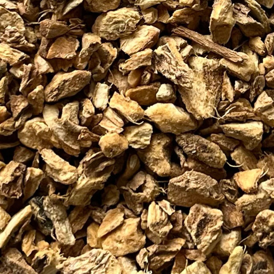 Assemblage de la tisane "Gingembre"