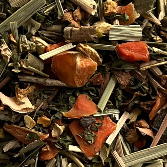 Assemblage tisane fitness : tisane au gingembre