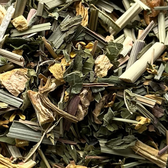 Assemblage de la tisane en vrac "Comme au Spa"