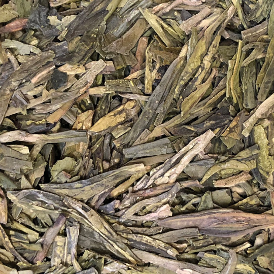 Assemblage de Puits du Dragon, un thé vert de Chine - Maison Chris'Teas Bordeaux