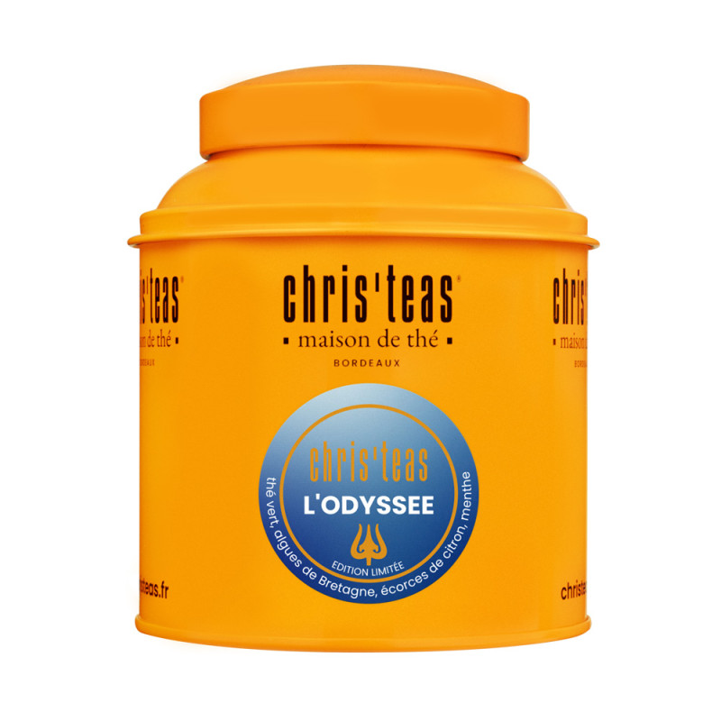 Boîte de thé vert aux algues Chris'teas