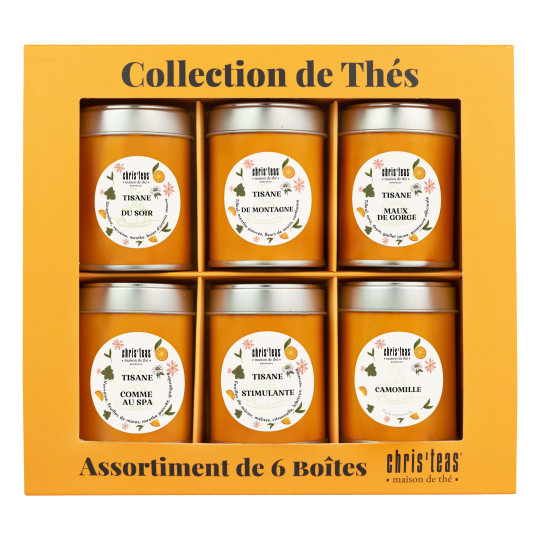 Les mini tisanes, un coffret découverte de 6 boites mini. Un régal pour les papilles