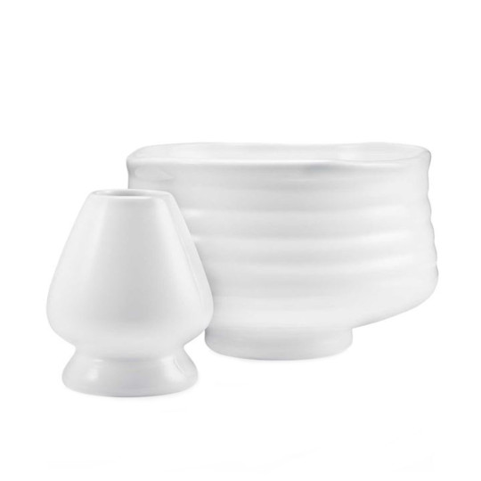 Repose fouet bambou et bol appelé Chawan