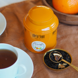 Boîte de thé noir L'Orangeraie Chris'teas