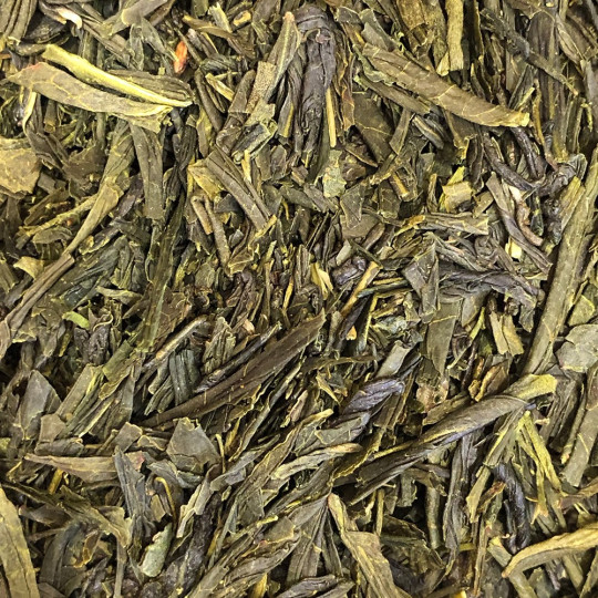 Assemblage en vrac du thé vert nature Sencha Fukuyu, Chris'teas Bordeaux