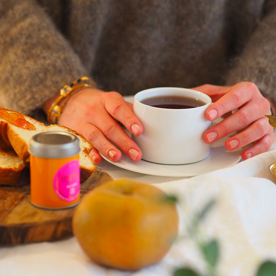 Thé brun de Chine Pu-Erh Pomme Coing, Christeas à Bordeaux