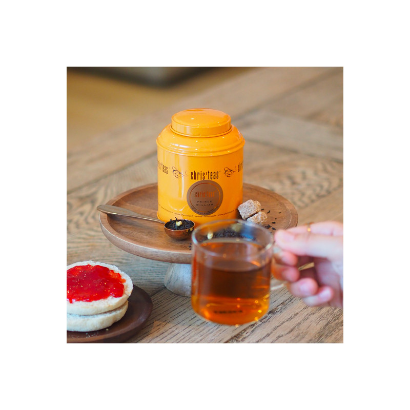 Boîte de thé Earl Grey Prince William Chris'teas