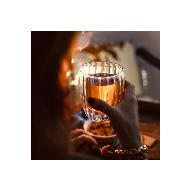 Couleur de la tisane du soir