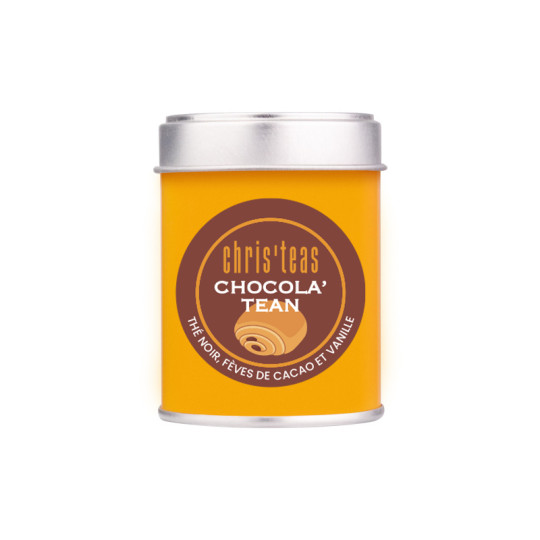 Boite découverte 25 g : thé noir, fèves de cacao et vanille