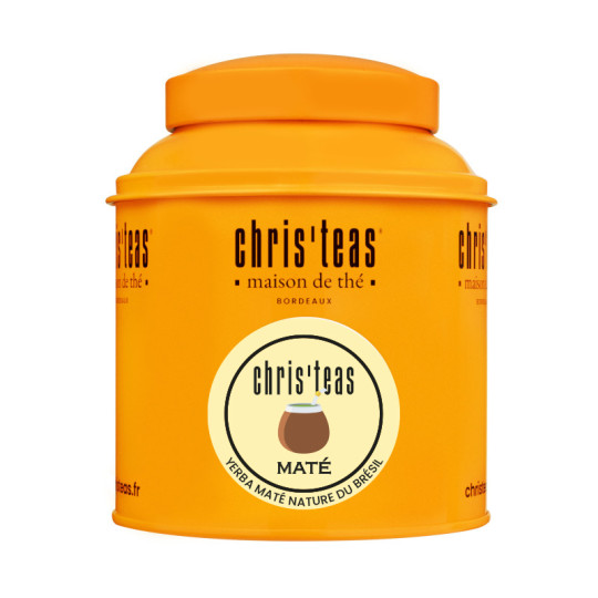 Boite Chris'teas 125g du maté Yerba Maté naturel