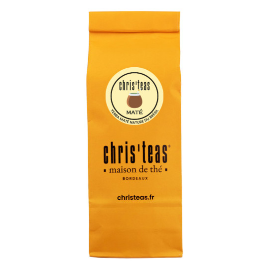 Pochette Chris'teas 100g du maté Yerba Maté naturel