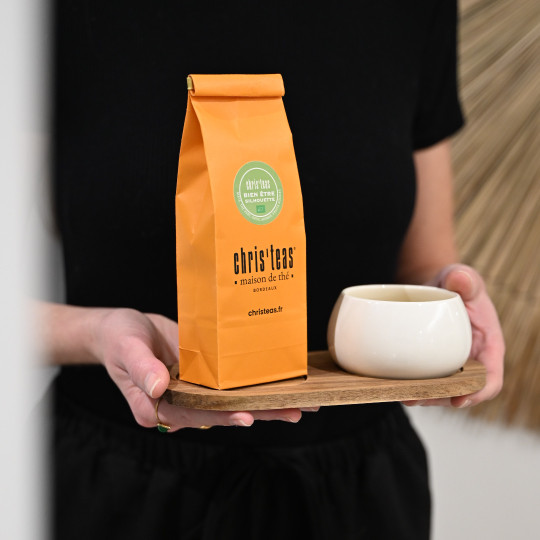 Thé "bien-être silhouette", un maté, thé vert aux fruits rouges