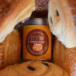 Chocola'tean, un thé noir, fèves de cacao et vanille