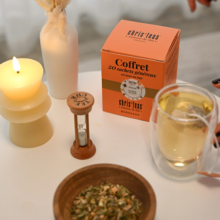 Coffret de 20 sachets généreux : idéal pour faire découvrir cette saveur